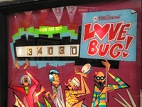 Image # 46567: Love Bug Backglass - Over The Top - 199,990 Points Exceeded