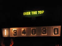 Image # 46569: Love Bug Backglass Detail - Over The Top - 199,990 Points Exceeded