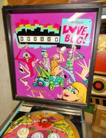 Image # 68395: Love Bug Early Production Backglass 
(Serial number 70580.)