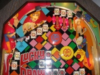 Image # 44469: Lucky Draw Upper Playfield 
(Serial number 330.)