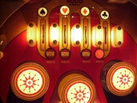 Image # 23120: Lucky Hand Illuminated Upper Playfield