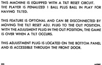 Image # 44337: Lucky Strike Tilt Option Information