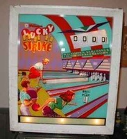 Image # 10080: Lucky Strike Illuminated Backglass