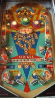 Image # 37842: Lucky Strike Illuminated Playfield 
(The pop bumpers caps shown here are not the correct ones for this game.)