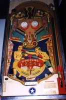 Image # 6180: Madison Square Gardens Playfield 
(The metal-railed cabinet in this image is not original to this game.)