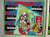 Image # 45204: Bally Hoo Modified for 5-digit Scoring 
(The cabinet body of this game has serial number 2503 and the head is numbered 3003.)