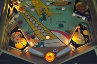 Image # 61848: Bally Hoo Illuminated Lower Playfield 
(Serial number 1906.)