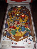 Image # 35300: Magic Circle Playfield 
(Serial number CM 1574.)