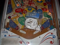 Image # 35301: Magic Circle Lower Playfield 
(Serial number CM 1574.)