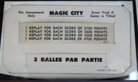 Image # 45257: Magic City Score Card - France