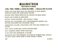 Image # 42991: Magnotron Instruction Card - 3 Ball Play
