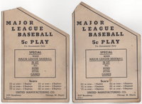 Image # 79656: Major League Baseball Instruction and Score Cards