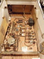 Image # 67434: Majorettes Sample Game - Inside Cabinet 
(Metal parts have been cleaned and polished. Serial number 01006 S.)