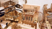 Image # 67439: Majorettes Sample Game - Tilts and Fuses 
(Metal parts have been cleaned and polished. The coin door is reproduction as is the white fuse label. Serial number 01006 S.)