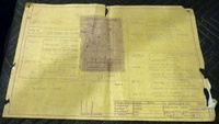 Image # 67446: Majorettes Sample Game - Score Motor Chart 
(The chart measures approximately 12 by 18 inches. Serial number 01006 S.)