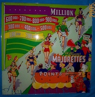 Image # 25258: Majorettes (No. 1) Backglass
