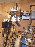 Image # 79334: Manhattan Under Playfield - Left Retrofit Flipper Solenoid 
(Serial number 4074.)
