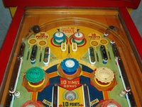 Image # 9767: Marathon Upper Playfield 
(The cabinet and trim have been painted over.)