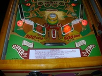 Image # 18459: Marble Queen Lower Playfield 
(The cabinet front has been repainted.)