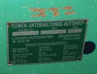 Image # 23536: Mariner Operator Plate 
(Serial number 2132)
