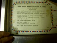 Image # 20096: Masquerade Instruction Card