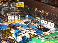 Image # 33428: Maverick The Movie Middle Playfield 
(The drop targets are new.)