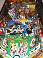 Image # 33426: Maverick The Movie Playfield 
(The drop targets are new.)