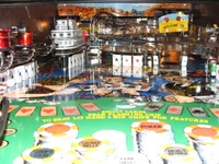Image # 33429: Maverick The Movie Playfield 
(The drop targets are new.)