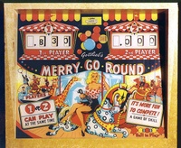 Image # 7377: Merry-Go-Round Backglass