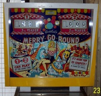 Image # 30554: Merry-Go-Round Backglass