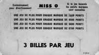 Image # 39453: Miss-O French Score Card - 3 Balls