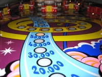 Image # 59798: Moon Flight Playfield - Detail
