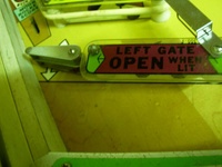 Image # 24863: Moon Shot Ball Saver Gate - Open 
(Serial number 2131.)