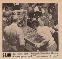Image # 39470: Moon Glow Life Magazine Article 
(This is from an article in Life magazine, Apr-25-1949, page 143, on how a college student spent his weekend on $5.00.)