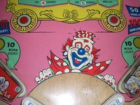Image # 39297: Band Wagon German Playfield - Detail 
(Serial number BW 1824.)