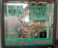 Image # 49702: Motordome Inside Backbox 
(The remote battery holder shown here is not original to this game.)