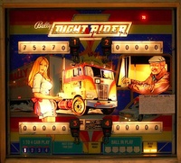 Image # 21769: Night Rider Illuminated Backglass