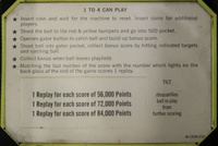 Image # 61033: Nip-It Instruction and Score Card