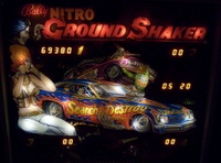 Image # 35665: Nitro Ground Shaker Illuminated Backglass
