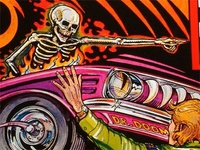 Image # 13490: Nitro Ground Shaker Backglass - Detail