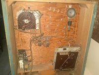Image # 62019: Old Faithful Inside Backbox 
(The cabinet has been repainted. Serial number 021367 OF.)