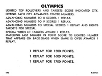 Image # 8314: Olympics Instruction Card