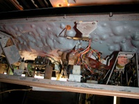 Image # 21107: Orbitor 1 Under Playfield - Left 
(Serial number 1292.)