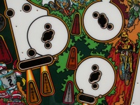 Image # 21123: Banzai Run Blank Playfield - Pop Bumper Area