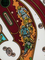 Image # 21124: Banzai Run Blank Playfield - Rider Close-Up
