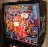 Image # 17203: Party Animal Translite - Home Version 
(Stein reads 'Dad's Old Fashioned Root Beer'.)