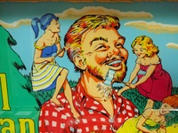 Image # 71213: Paul Bunyan Backglass - Detail