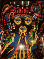 Image # 80835: Barracora Early Production - Illuminated Upper Playfield 
(Serial number 516389.)