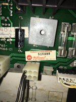 Image # 80847: Barracora Early Production - Inside Backbox - Detail 
(Serial number 516389.)