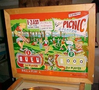 Image # 20596: Picnic Backglass